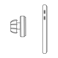 Chargeworx Magnetic Flexble-Neck Windshield Cell Phone Car Mount