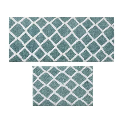 Madison Park Renu Reversible High Pile Tufted Bath Rug