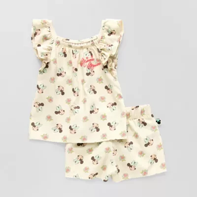 Toddler Girls 2-pc. Minnie Mouse Short Set