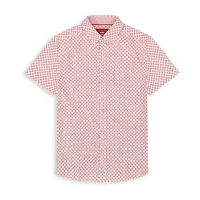 Report Collection Mens Modern Fit Short Sleeve Button-Down Shirt