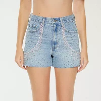 Forever 21 Womens High Rise Denim Short-Juniors