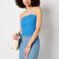 a.n.a Martine Woven Bucket Bag