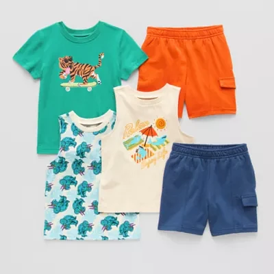 Okie Dokie Toddler & Little Boys 5-pc. Short Set