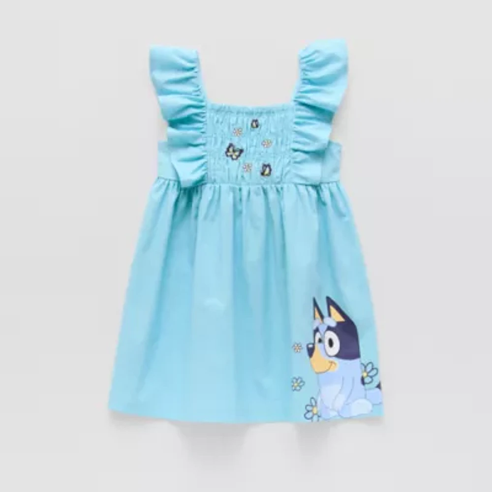 Toddler Girls Sleeveless Bluey A-Line Dress