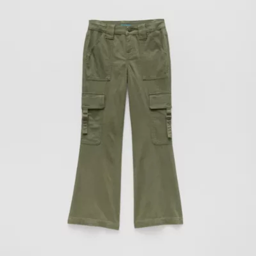 Thereabouts Little & Big Girls Flare Cargo Pant