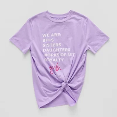 Hope & Wonder Women's History Month Girls Short Sleeve Graphic T-Shirt