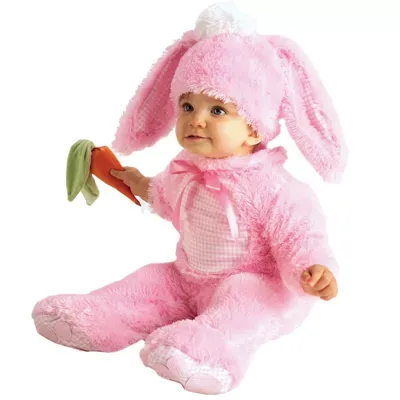Baby Girls Pink Bunny Costume