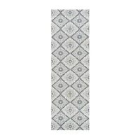 Couristan Brindisi Geometric Indoor Outdoor Rectangular Accent Rug