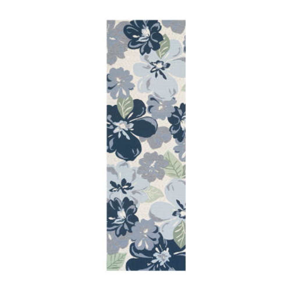 Couristan Novella Floral Indoor Outdoor Rectangular Accent Rug