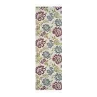 Couristan Tivoli Rectangular Rugs & Floor Coverings Indoor Outdoor Floral Accent