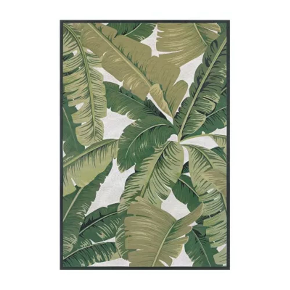 Couristan Palm Lily Rectangular Rugs & Floor Coverings Indoor Outdoor Accent Rugs