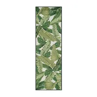 Couristan Palm Lily Indoor Outdoor Rectangular Accent Rug