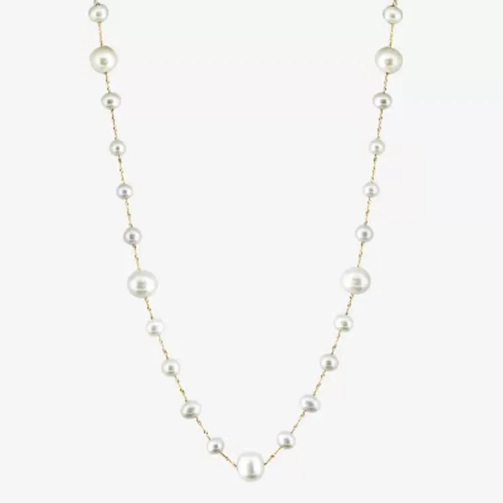 Effy White 14K Strand Necklace