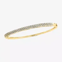 Effy  1/3 CT. T.W. Mined Diamond Sterling Silver Bangle Bracelet