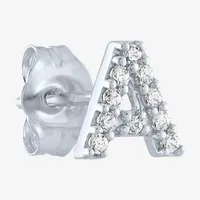 Diamond Addiction Lab-Grown (G-H / SI2-I1) Accent Stud Earrings Sterling Silver