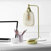 Industrial Mesh Desk Lamp