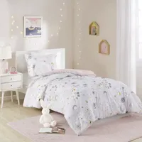 Mi Zone Kids Ariella Printed Lightweight Comforter Set with decorative pillow