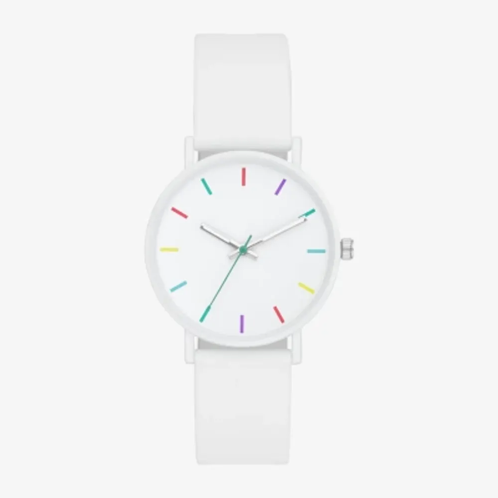 Womens White Strap Watch Fmdjo251