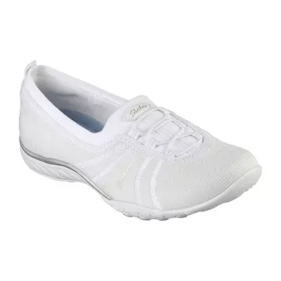 Skechers Womens Breathe Easy Simple Pleasure Slip-On Shoe