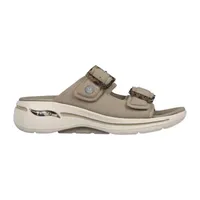 Skechers Womens Go Walk Arch Fit Martha Stewart Slide Sandals