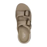 Skechers Womens Go Walk Arch Fit Martha Stewart Slide Sandals