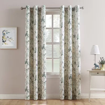 Lichtenberg Rosalyn Light-Filtering Grommet Top Single Curtain Panel