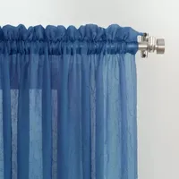 No 918 Erica Sheer Rod Pocket Single Curtain Panel