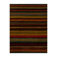 Mohawk Home New Wave Boho Stripe Indoor Rectangular Area Rug