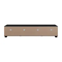 Bromley 4 Shelf Wood and Glass TV Stand