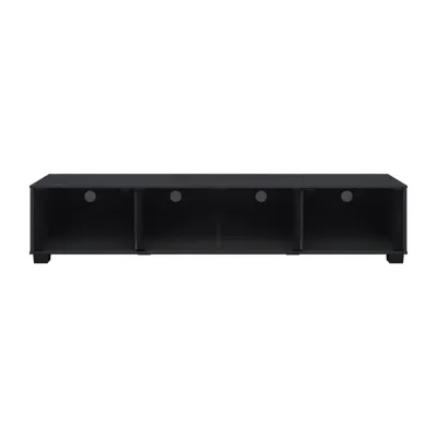 Bromley 4 Shelf Wood and Glass TV Stand