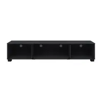 Bromley 4 Shelf Wood and Glass TV Stand