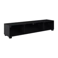 Bromley 4 Shelf Wood and Glass TV Stand