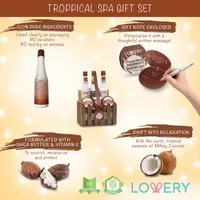 Lovery 9 Piece Vanilla Coconut Home Spa Body Care Gift Set - Macy's