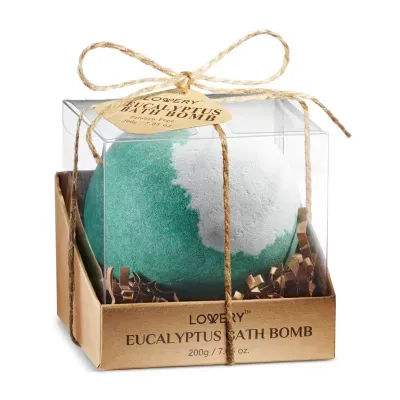 Lovery Eucalyptus Handmade Bath Bomb - 7oz Fizzy Natural Spa Bubble Ball