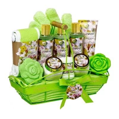 Lovery Magnolia And Jasmine Home Bath Set - 13pc Body Care Spa Kit