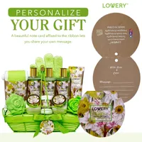 Lovery Magnolia And Jasmine Home Bath Set - 13pc Body Care Spa Kit