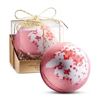 Lovery Strawberry And Vanilla Bath Bomb - 7oz Handmade Spa Bath Fizzy