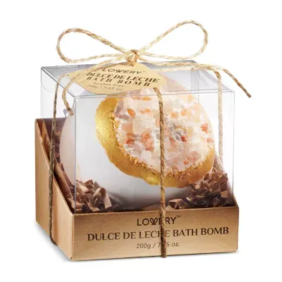 Lovery Handmade Dulce De Leche Bath Bomb - 7oz Body Care Spa Ball