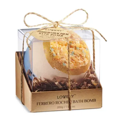 Lovery Ferrero Rocher Handmade Bath Bomb - 7oz Extra Large Bath Fizzy