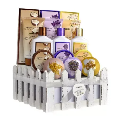 Lovery Deluxe 3 In 1 Home Bath Gift Set - 16pc Spa Kit