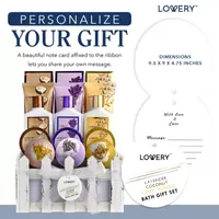 Lovery Deluxe 3 In 1 Home Bath Gift Set - 16pc Spa Kit