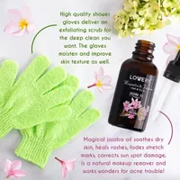 Lovery Magnolia And Jasmine Spa Bath Set - 10pc Self Care Gifts