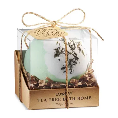 Lovery Tea Tree Bubble Bath Bomb -  7oz Handmade Body Care Bath Fizzy