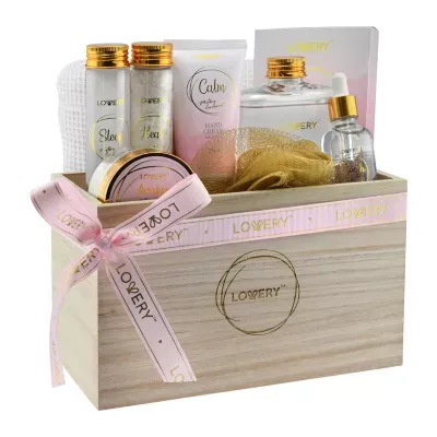 Lovery Milky Coconut Home Bath Set - 10pc Spa Kit