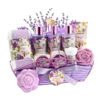 Lovery Lavender Vanilla Gift Set - 13pc Bath And Body Basket