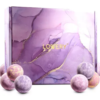 Lovery Bath Bombs Gift Set - 30pc Relaxing Spa Body Care Balls
