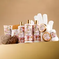 Lovery Vanilla Coconut Bath And Spa Gift Set - 13pc Care Package