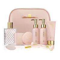 Lovery Enchanted Rose Beauty Body Care - 10pc Cosmetic Bag Set