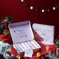 Lovery Bath Bombs Gift Set - 30pc Spa Body Care Balls In Variety Scents