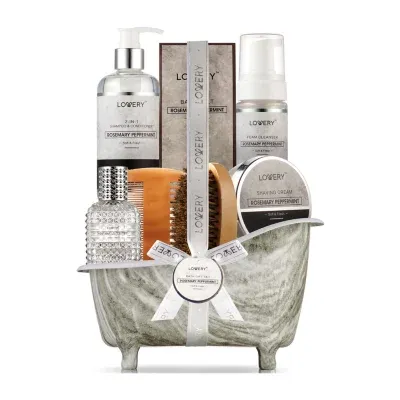 Lovery Rosemary Peppermint Body Care Treatment -  9pc Relaxing Gift Basket